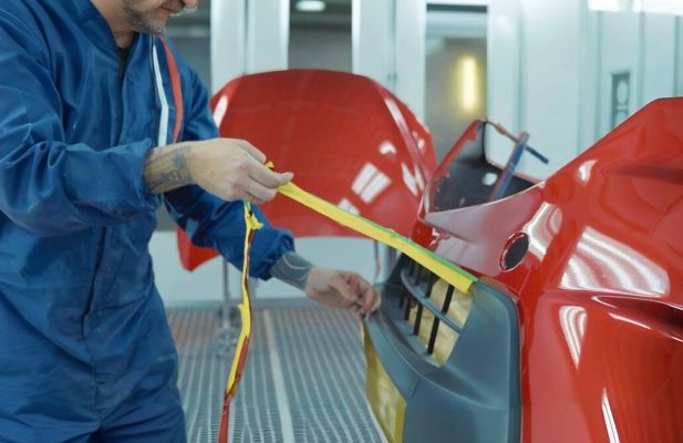 bumper repair tech
